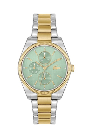 Stalen Quartz Horloge - Goudkleurig en Zilverkleurig