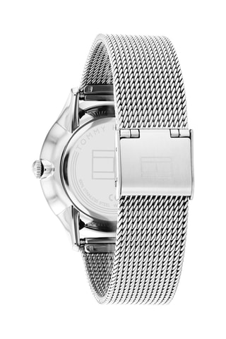 Stalen Quartz Horloge Layla - Chronograaf - Zilverkleurig en Wit