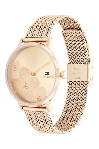 Doublé Geelgoud Quartz Horloge Tea Le - Goudkleurig