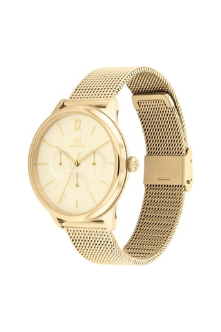 Stalen Quartz Horloge - Goudkleurig