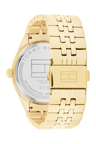 Stalen Quartz Horloge - Goudkleurig en Zwart