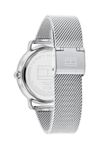 Stalen Quartz Horloge Lily - Chronograaf - Zilverkleurig en Roze
