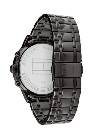 Stalen Quartz Horloge Kyle - Chronograaf - Zwart en Donkerblauw
