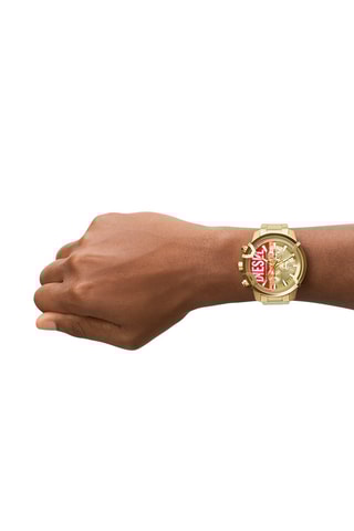 Stalen Quartz Horloge Griffed - Goudkleurig