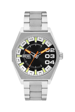 Stalen Quartz Horloge Griffed - Zilverkleurig