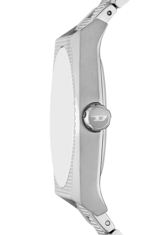 Stalen Quartz Horloge Griffed - Zilverkleurig