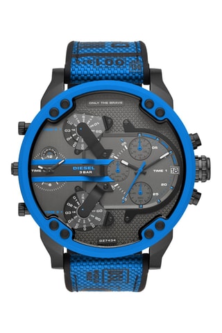 Quartz Horloge Diesel Blauw en Zwart