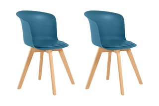 2 chaises Lara - 54,5 x 75 x 43 cm