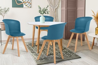 4 chaises Lara - 54,5 x 75 x 43 cm