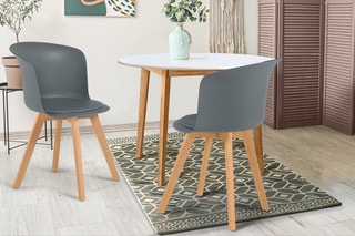 2 chaises Lara - 54,5 x 75 x 43 cm