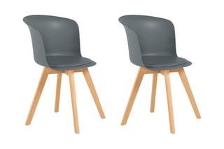 2 chaises Lara - 54,5 x 75 x 43 cm