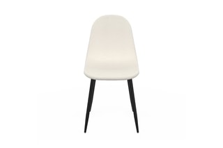 4 chaises Sofia - 43 x 86 x 54 cm - Revêtement tissu bouclette