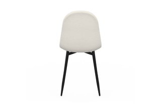 4 chaises Sofia - 43 x 86 x 54 cm - Revêtement tissu bouclette