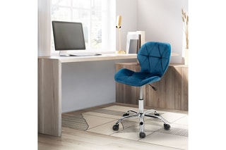 Chaise de bureau à roulettes Daisy - 49 x 73-87 x 52 cm