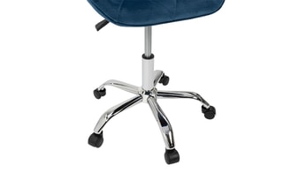 Chaise de bureau à roulettes Daisy - 49 x 73-87 x 52 cm