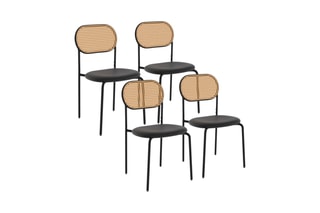 4 chaises Clarisse - 46 x 80 x 49 cm
