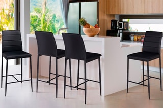 4 chaises hautes Regilux - 43 x 100 x 52 cm