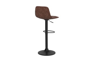 2 tabourets de bar Edison - 39 x 83-104 x 42 cm