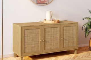 Buffet 3 portes Erin - Pieds en pin - 113 x 40 x 60 cm