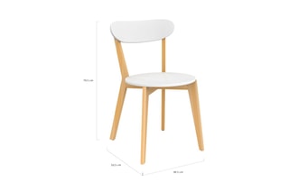 4 chaises Daisy - 46,5 x 79,5 x 53,5 cm