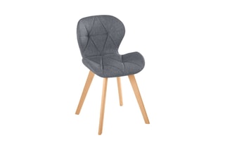 4 chaises en bois et hévéa Gatsby - 50 x 79 x 48 cm