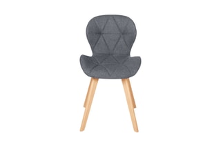 4 chaises en bois et hévéa Gatsby - 50 x 79 x 48 cm