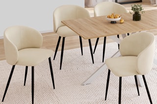 4 chaises Léona - 51 x 71 x 53 cm