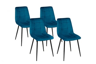 4 chaises Linda - 46 x 86 x 57 cm