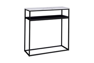 Console double plateau Glam - 80 x 30 x 80 cm