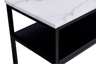 Console double plateau Glam - 80 x 30 x 80 cm