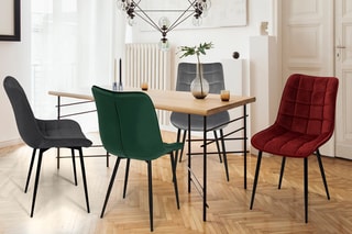 4 chaises contemporaines Melinda - 46 x 82 x 62,5 cm