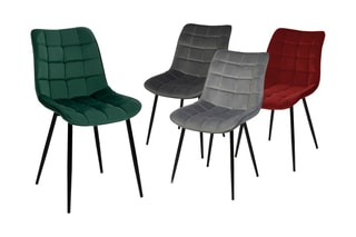4 chaises contemporaines Melinda - 46 x 82 x 62,5 cm