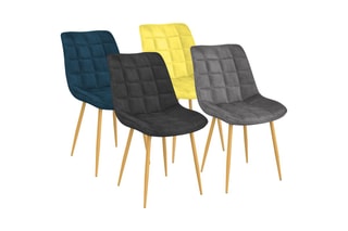 4 chaises en bois Mélinda - 20 x 46 x 62,5 cm