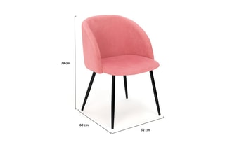 2 chaises Nina - 52 x 60 x 79 cm