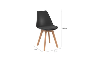 2 chaises - 46 x 79,5 x 51 cm