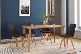 4 chaises Nordia - 46 x 79,5 x 51 cm