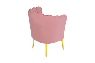 Fauteuil Arielle - Rose - Velours