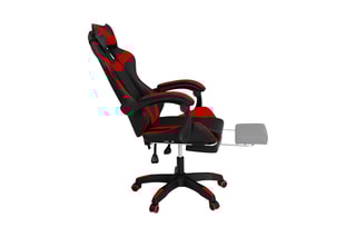 Fauteuil à roulettes - Noir et rouge