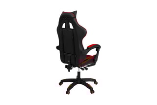 Fauteuil à roulettes - Noir et rouge