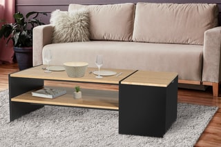 Table basse avec coffre Zoe - 110 x 60 x 36 cm