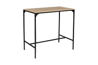 Table de bar et 4 tabourets de bar Pharell - 100 x 60 x 95 cm et 32 x 32 x 67 cm