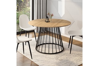 Table extensible Adelle - 150 x 75 x 110 cm