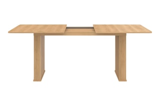Table à manger extensible Albane - Imitation bois