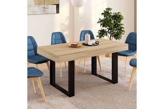 Table extensible Brixton - 160 x 75 x 80 cm