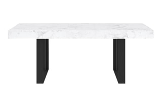 Table extensible Brixton - Blanc et noir