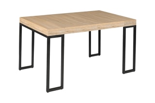 Table extensible Manufacture - Naturel et noir