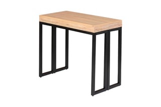 Table extensible Manufacture - Naturel et noir