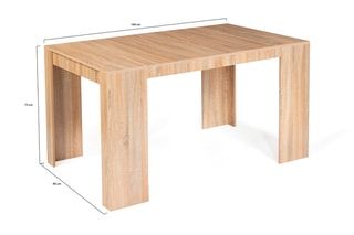 Console extensible Nora - 45/140 x 90 x 75 cm