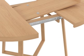 Table avec plateau extensible Sana - 110/150 x 110 x 75 cm