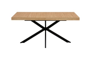 Table extensible Spider - Imitation bois et noir